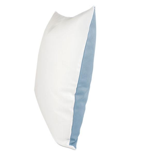 Geburtsgeschenk Kissen 40x40 cm personalisiert - Blau